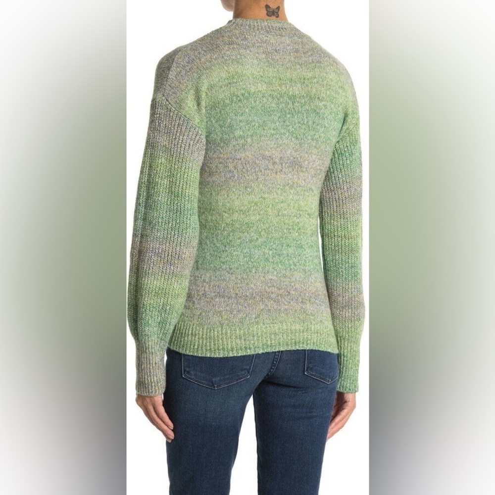 BP X Nordstrom mint green and grey crewneck tunic sweater size XS NWT